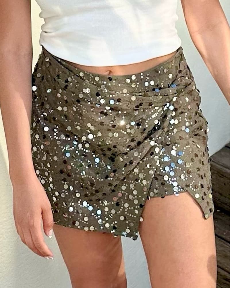Sparkling Sequin Skort - Image 2