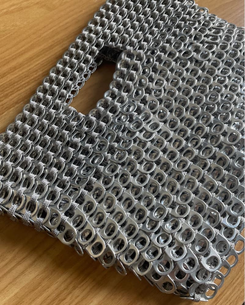 Silver Mesh Clutch - Image 2