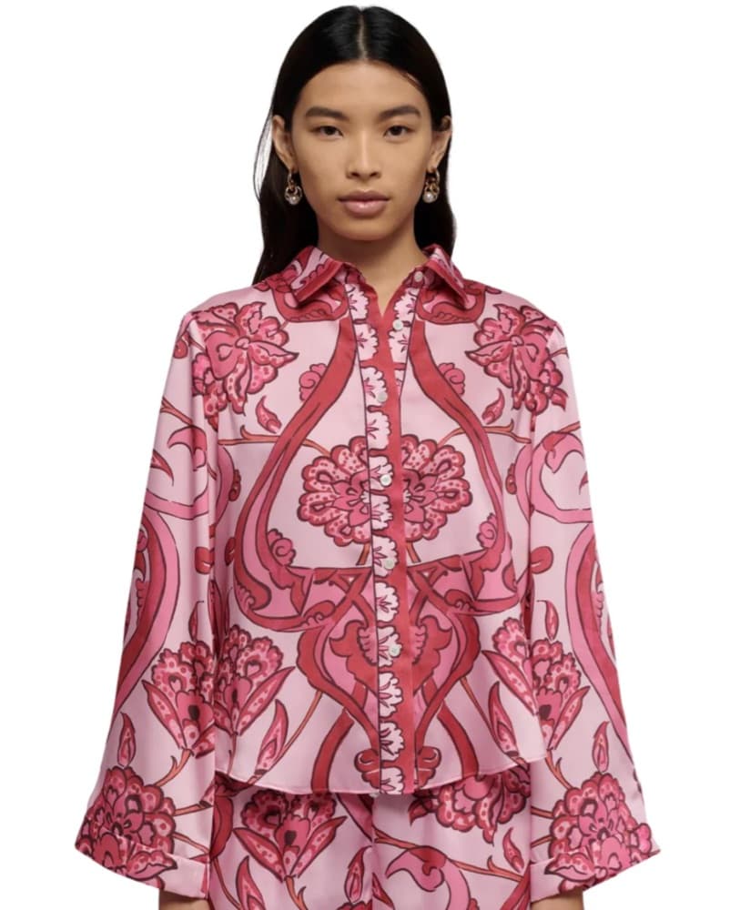 Oversized Silk Shirt - Image 1