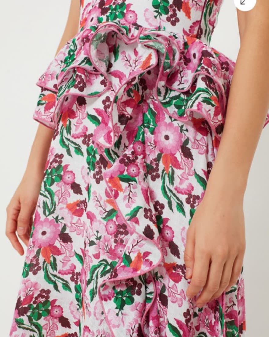 Gul Hurgel Pink Floral Dress - Image 4