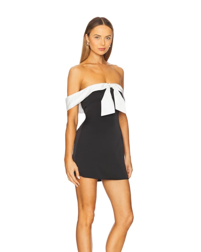 Jewel Mini Dress In Black - Image 2