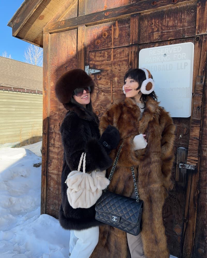 Khy Brown Fur Coat - Image 4