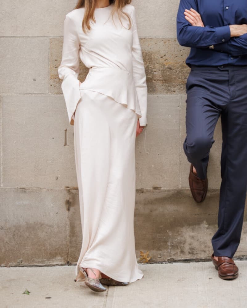 Brandon Maxwell Ivory Maxi Dress - Image 6
