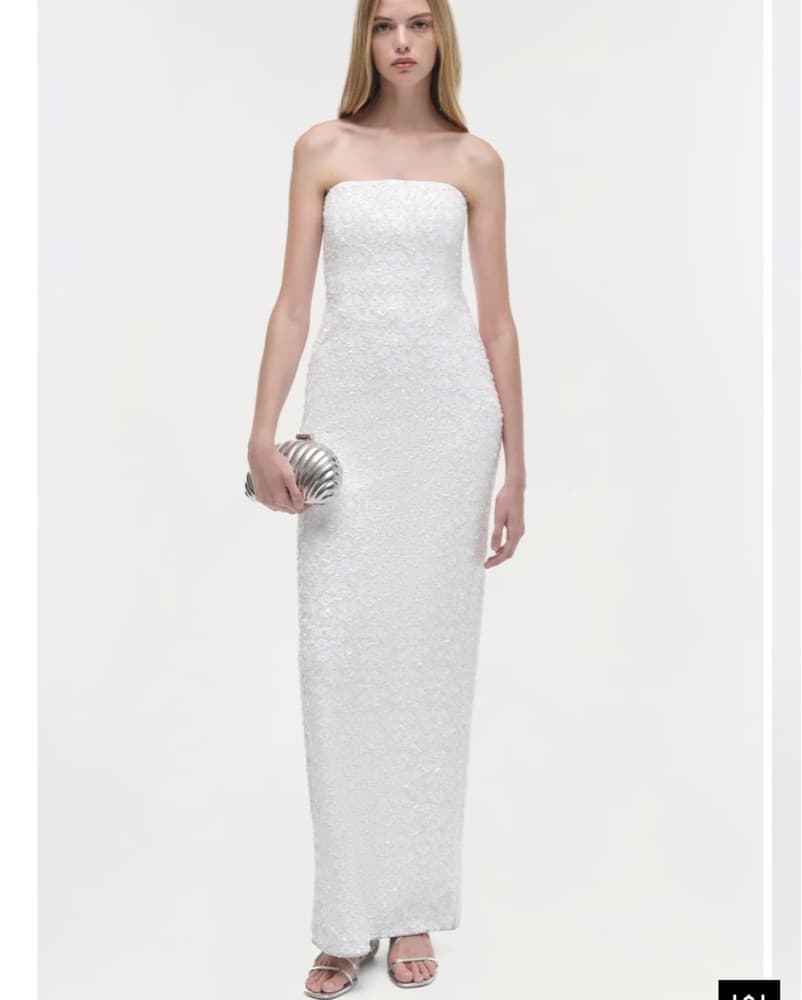 Simkhai Strapless Embellished Gown - Image 1