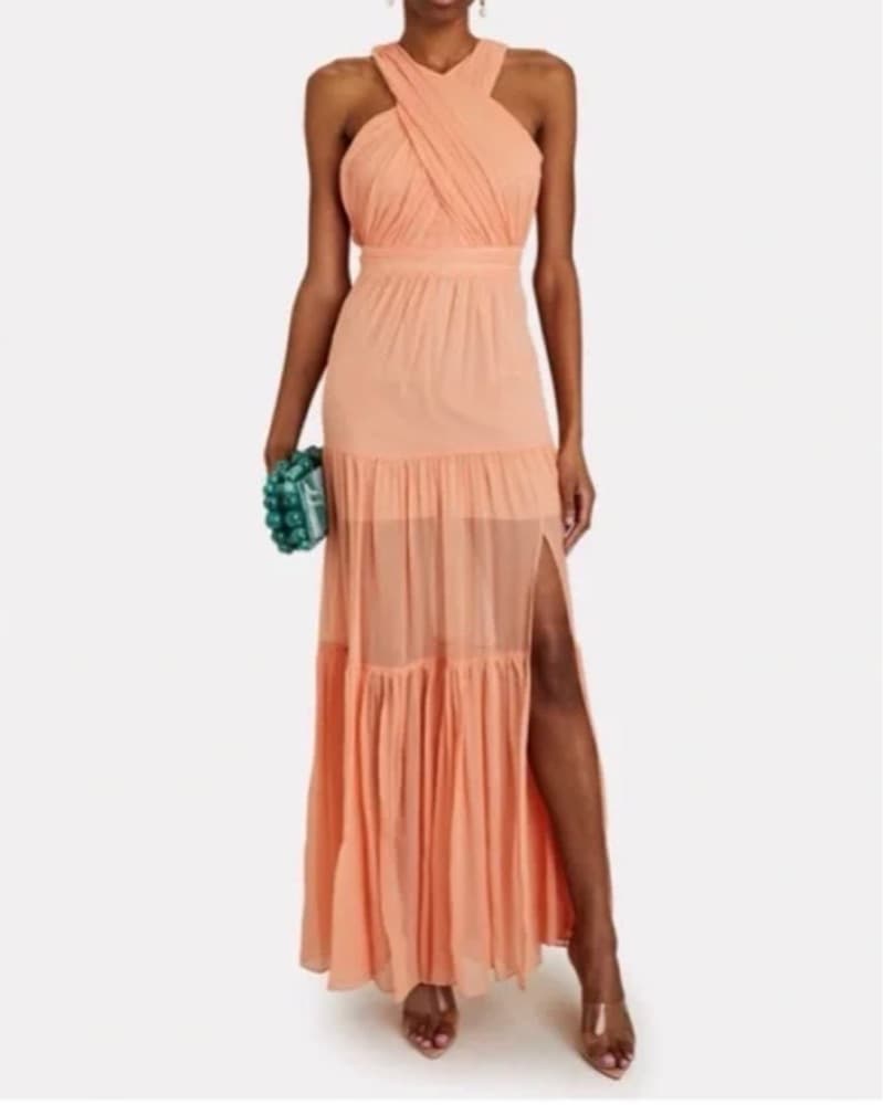 NWT Veronica Beard Gown in Coral  - Image 3