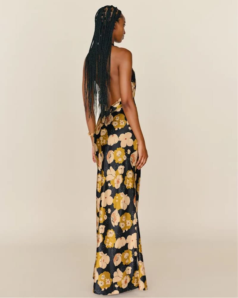 Reformation Petites Bianca Silk Dress - Image 3