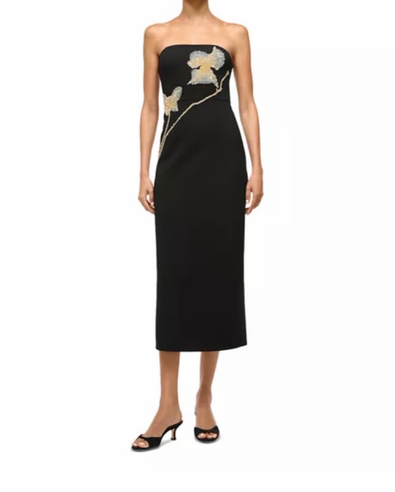Gorgeous Staud Brooke Dress With Flowers - Image 1