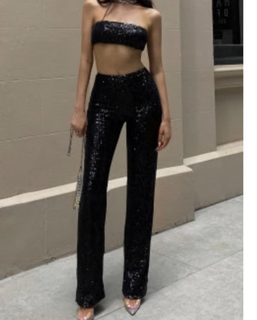 Showpo two piece bandeau + pants set - Image 1