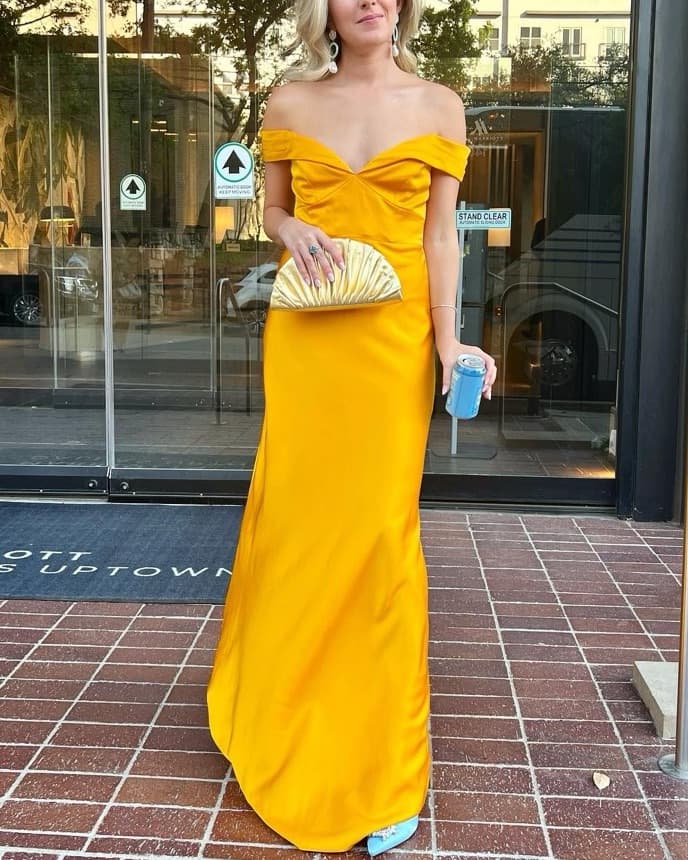 Marigold Gown - Perfect Wedding Guest  - Image 1