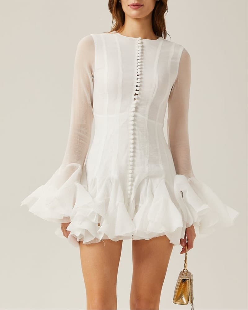 Miss Rosier - Flared Mini Dress - Image 4