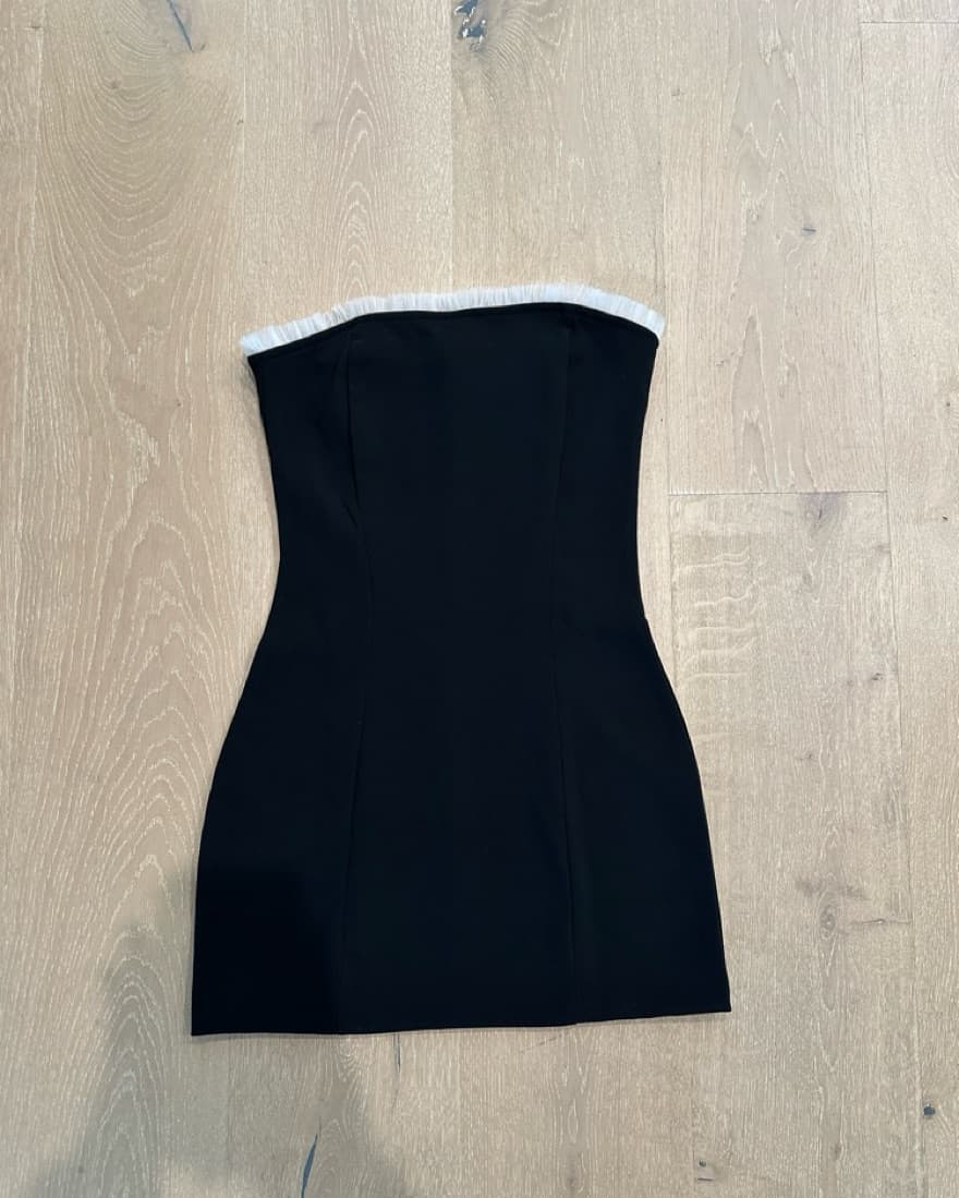 Black Mini Dress - Image 3