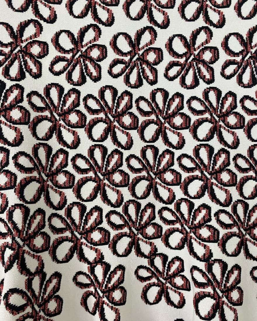 Adorable White And Red Floral Dress - Image 3