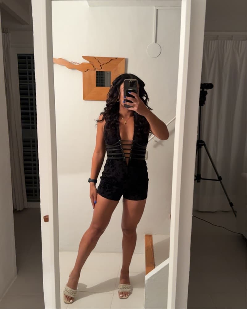 Black Festival Romper  - Image 3