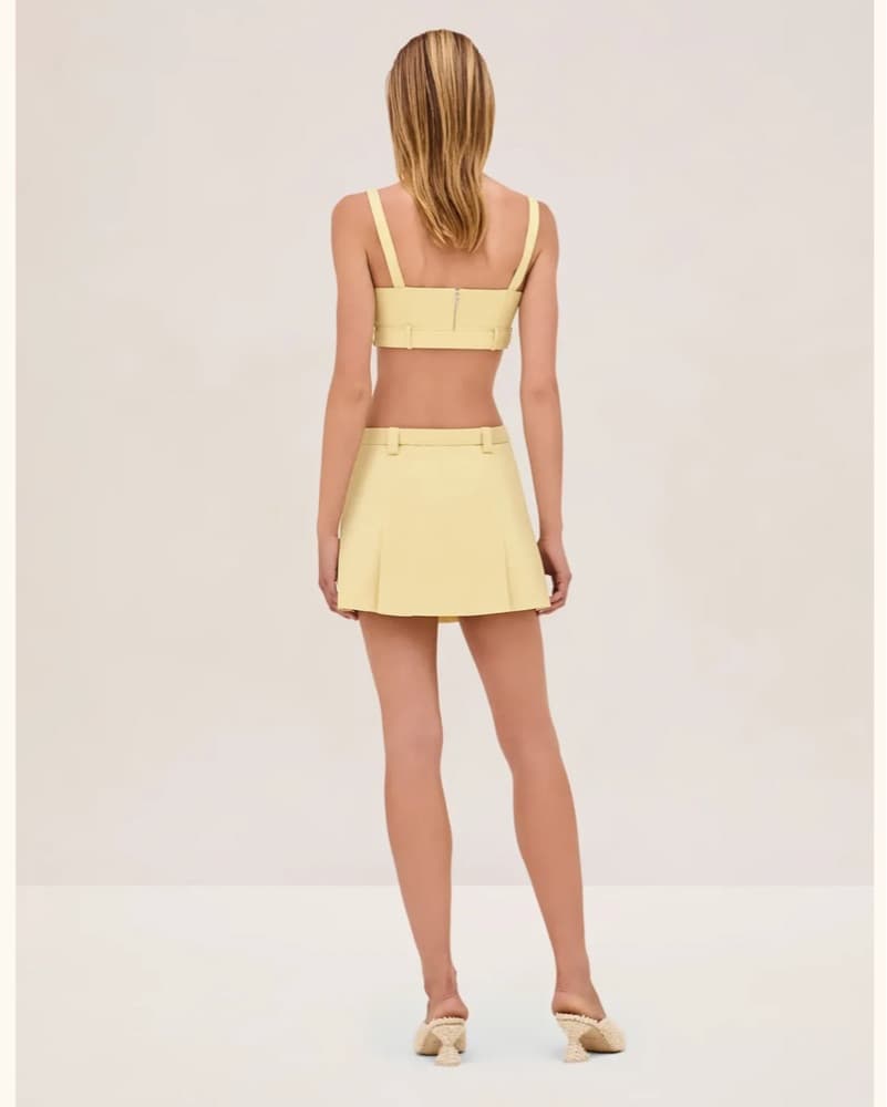 Alexis Yellow Skirt Set  - Image 2