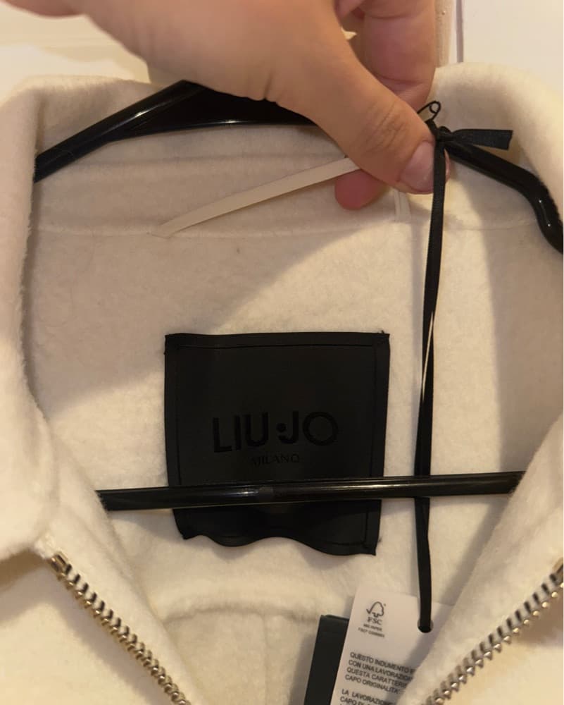 Liu Jo Milano Wool pea coat with fringes - Image 6