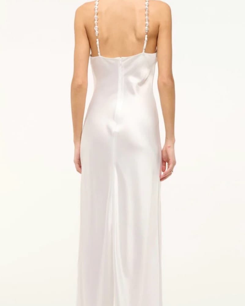 Staud Cadence Dress in Pearl - Image 2