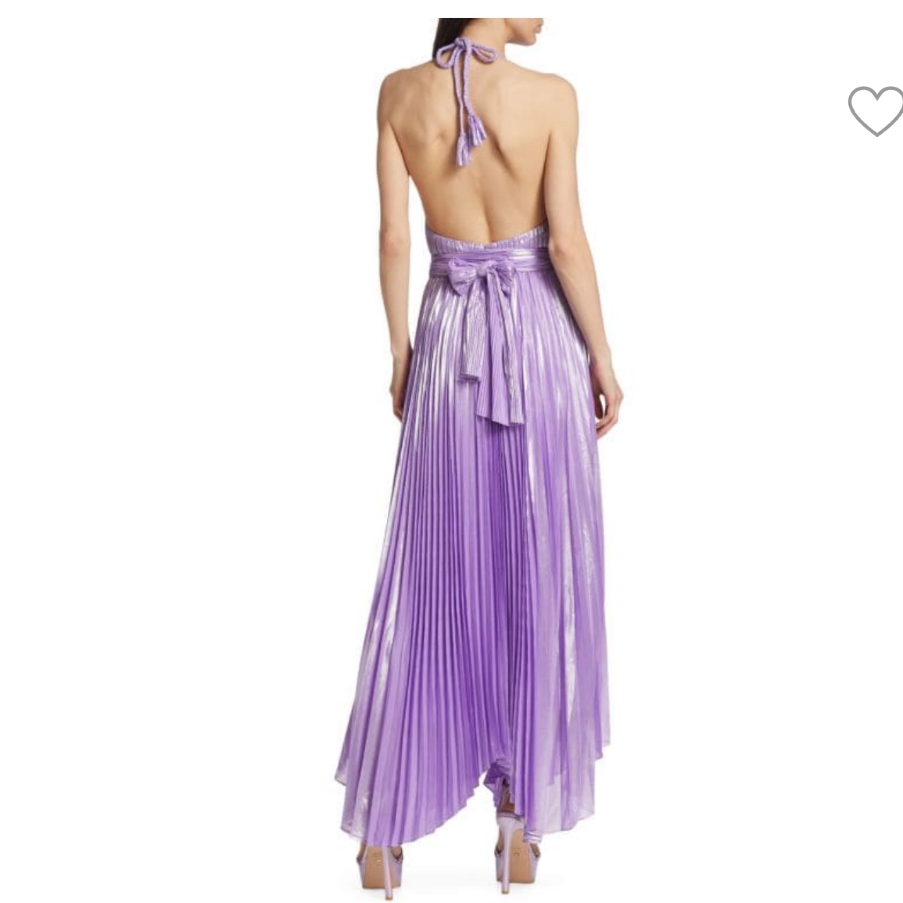 Alice + Olivia Gold Evening Dress - Image 4