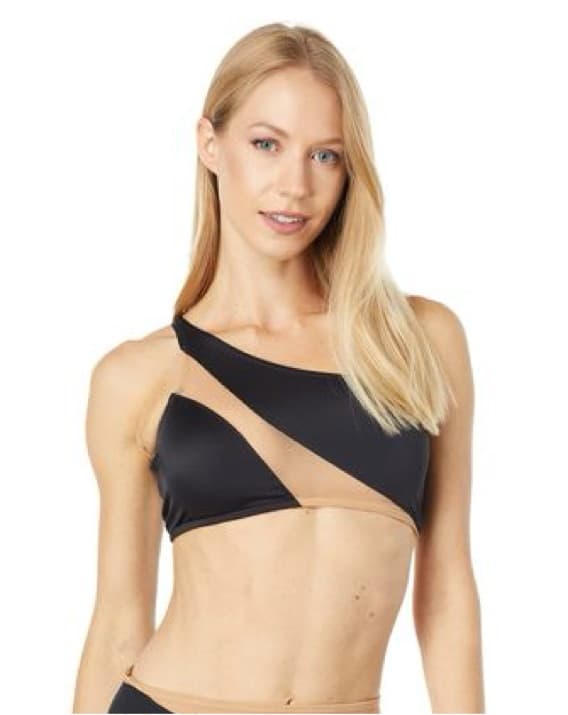 Norma Kamali Snake Mesh Bikini Top - Image 4