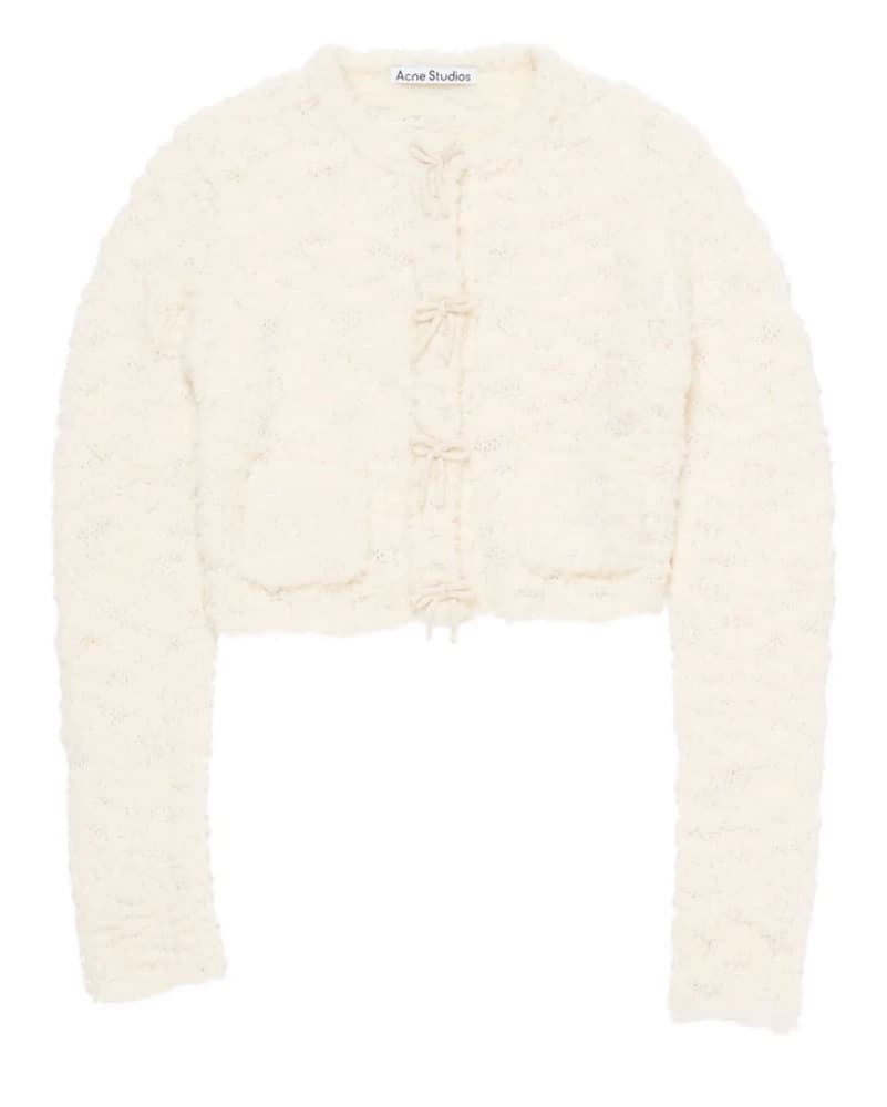 Soft Floral Bouclé Jacket - Image 1