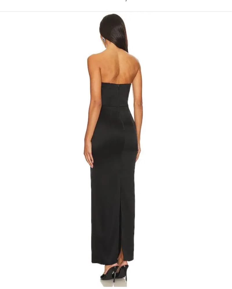 Alice & Olivia Black Doreen Dress Size 2 - Image 2