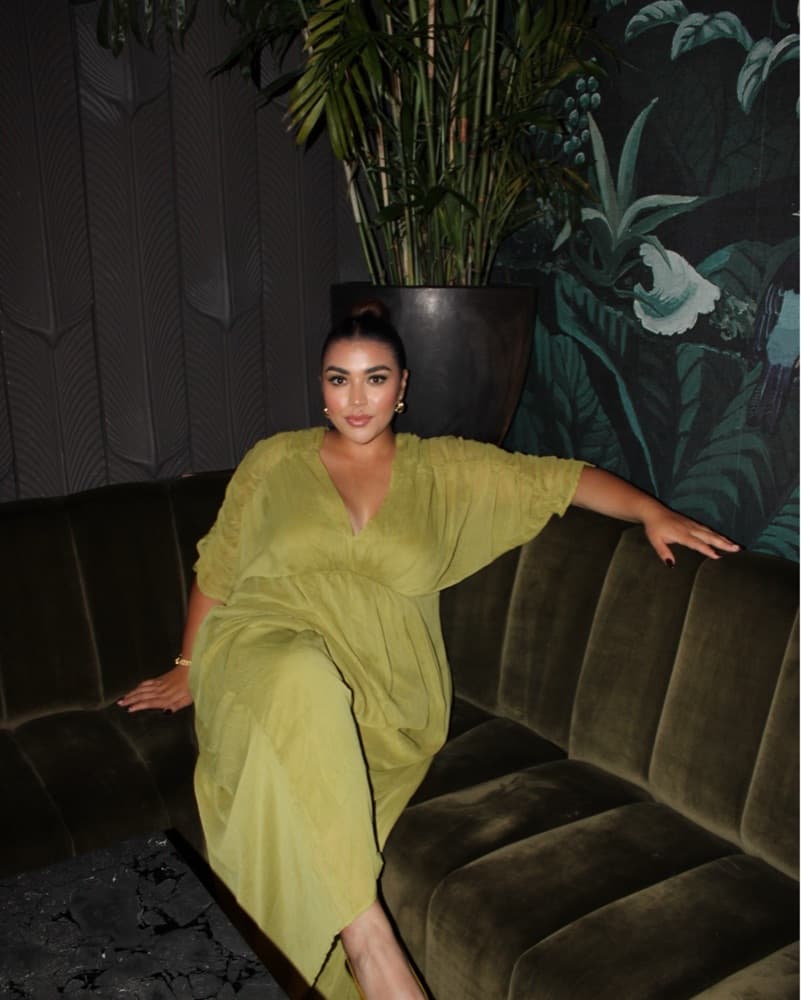 Vibrant Lime Green Maxi Dress - Image 1