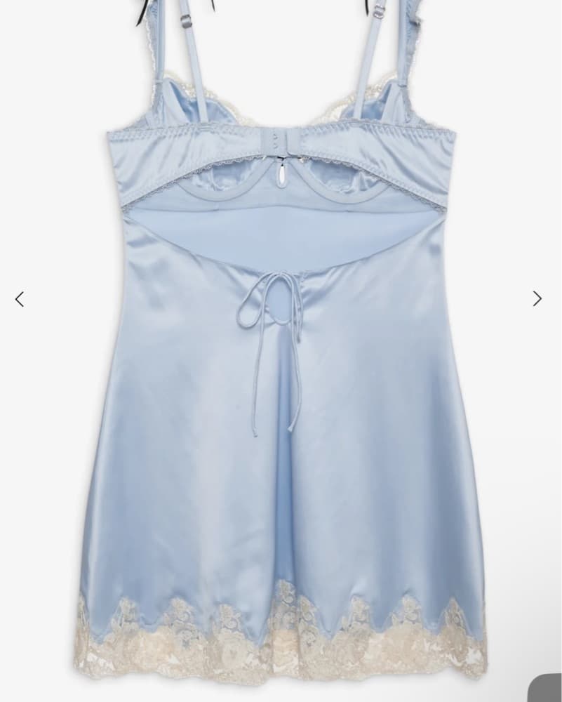 For Love & Lemons Satin Slip Dress - Image 6