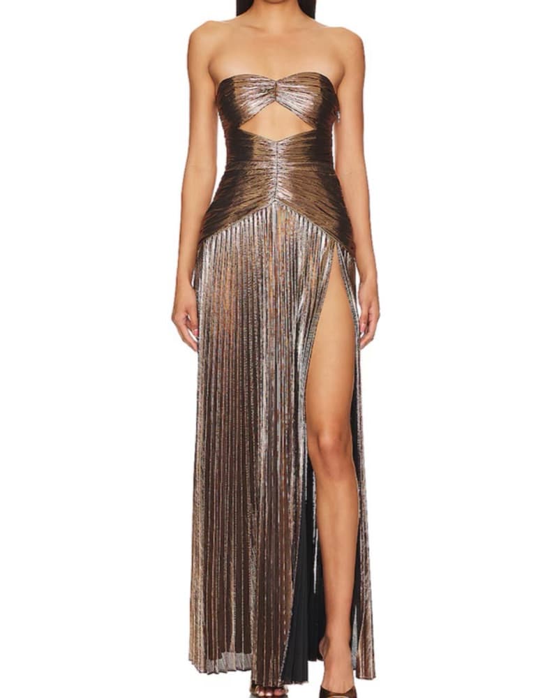 Retrofête Mallory Metallic Bronze Maxi - Image 4