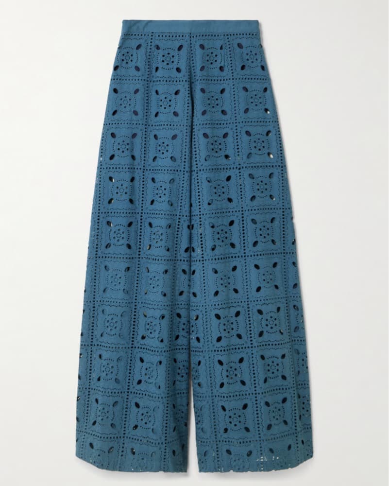 Miguelina Navy Eyelet Set - Image 3