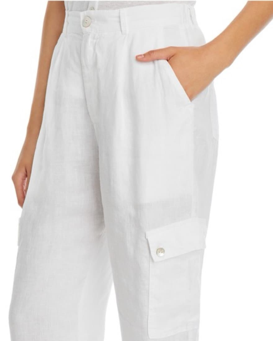 Bella Dahl Pleated Linen Cargo - Image 3