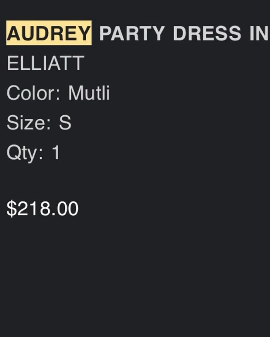Audrey Party Dress - Elliatt  - Image 2