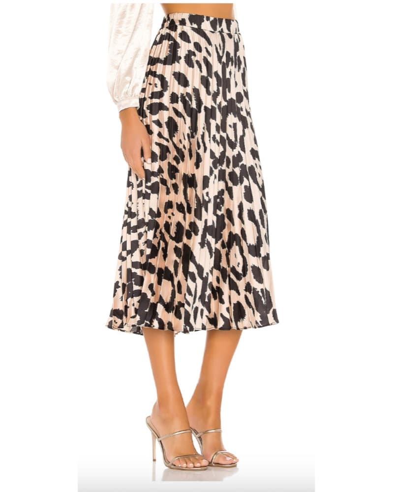 Sanctuary Leopard Pleated Midi Skirt  - Image 2