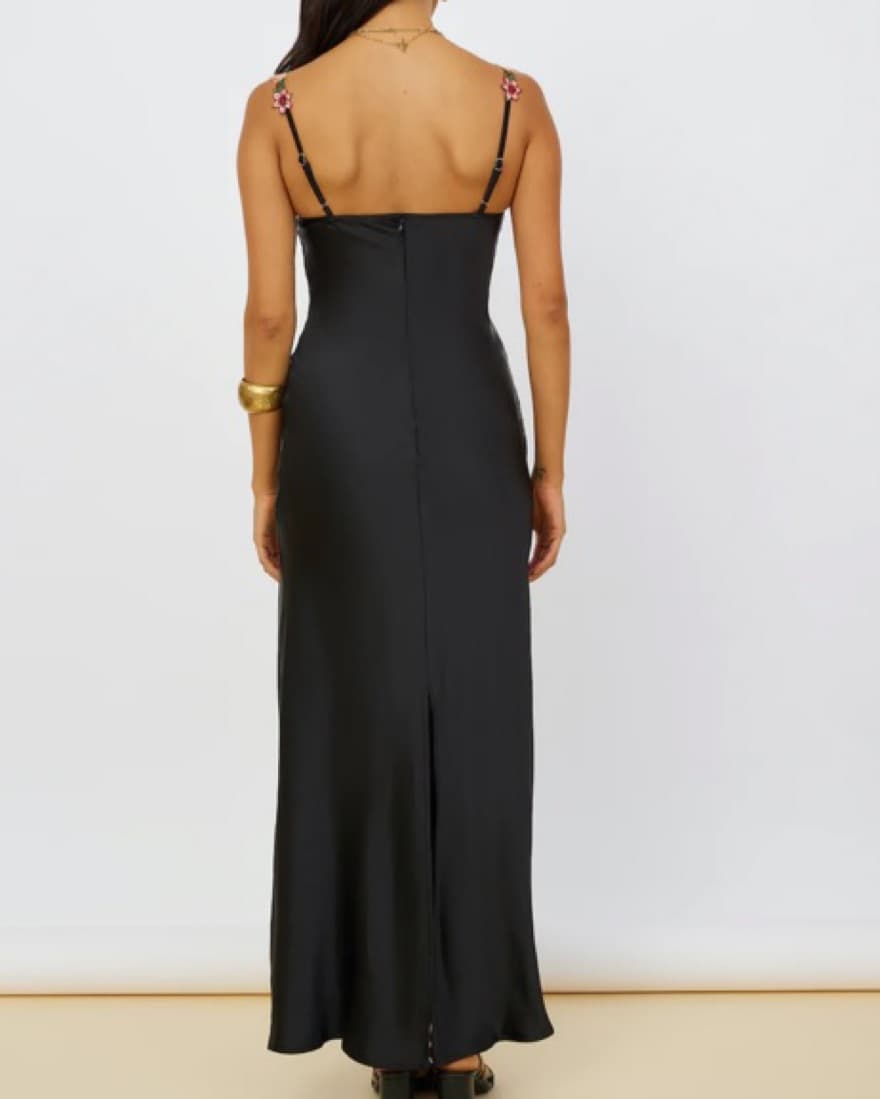Fortunate One Black Maxi Dress  - Image 4