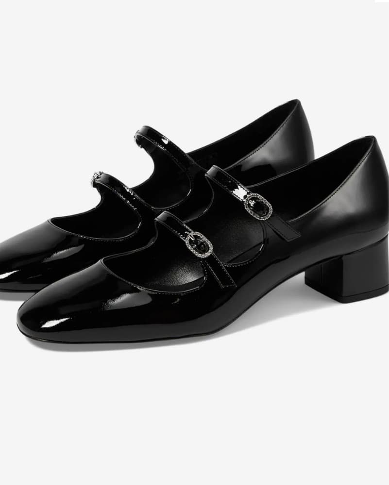 Stuart Weitzman Mary Jane Block Heels - Image 1