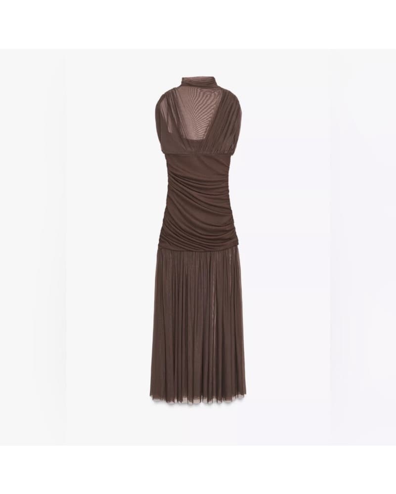 Maxi Mesh Dress - Image 3
