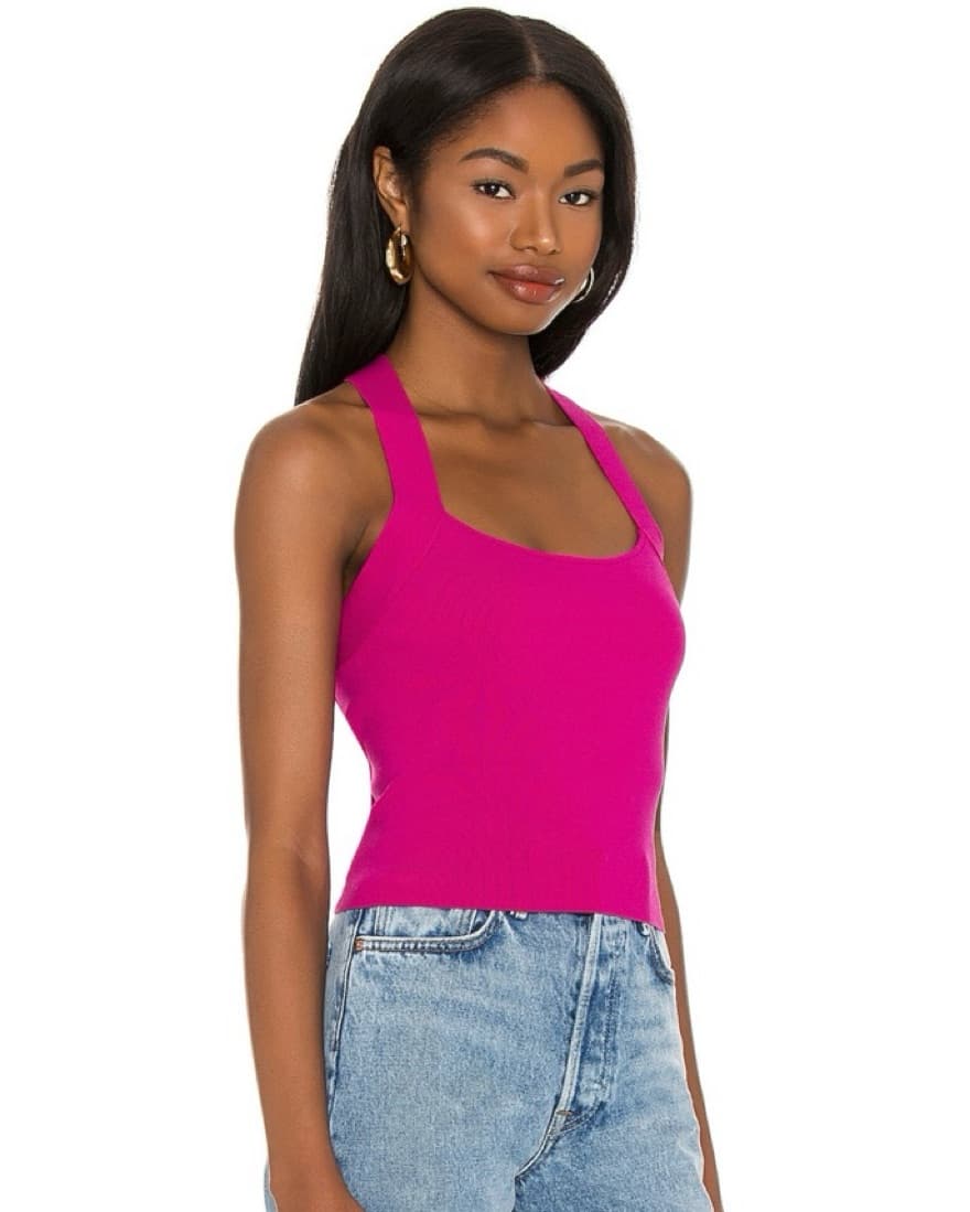 Fuschia Tie Back Top - Image 3