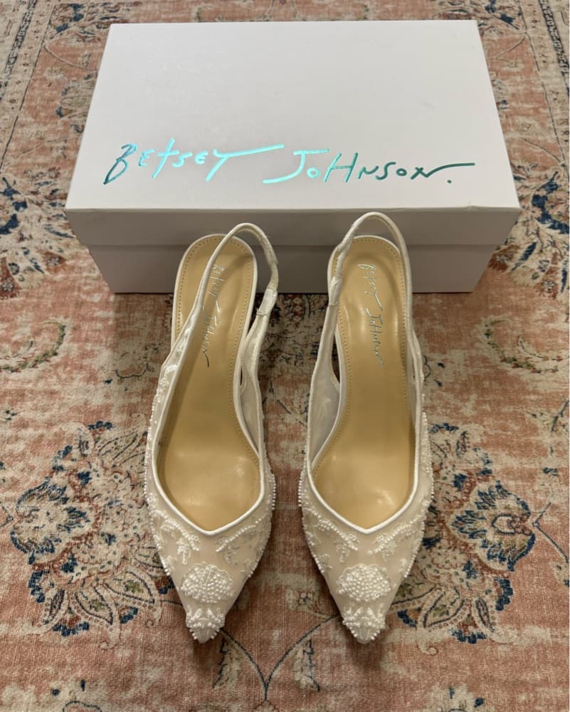 Betsey Johnson Nikki Embroidered Pumps - Image 2
