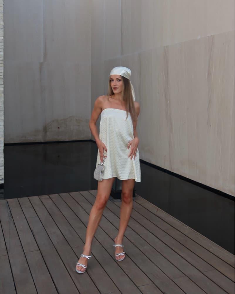 WeWoreWhat rhinestone mini dress - Image 1