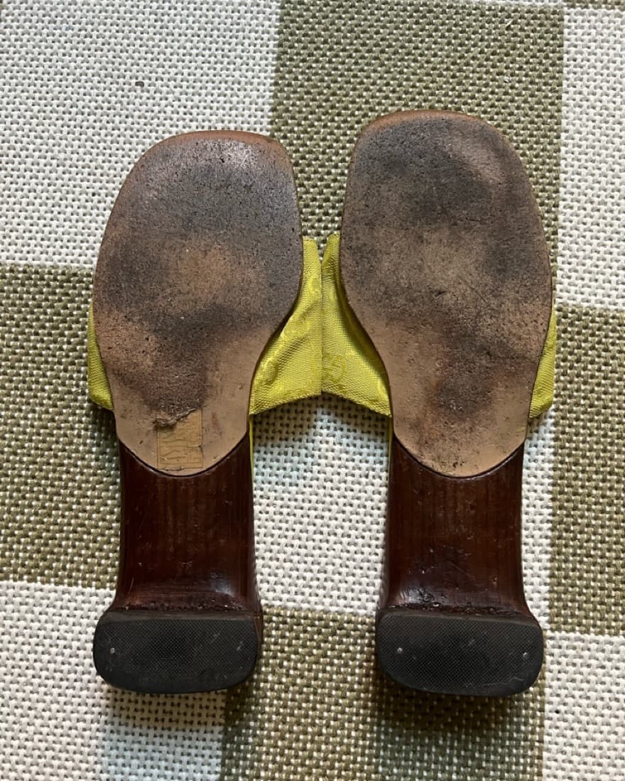 Vintage Gucci Square Toe Sandals - Image 3