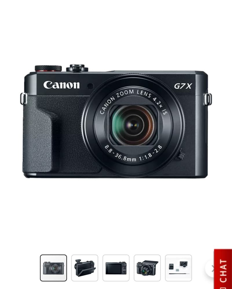 Sleek and Versatile Canon G7X Camera - Image 2