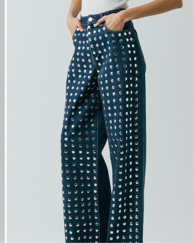 Blank NYC Franklin Studded Jeans - Image 1