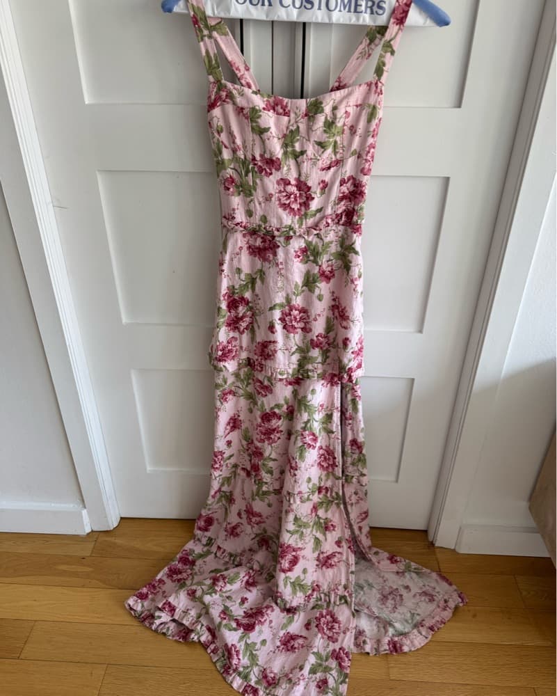 Floral Ruffled Maxi Dress - Image 4