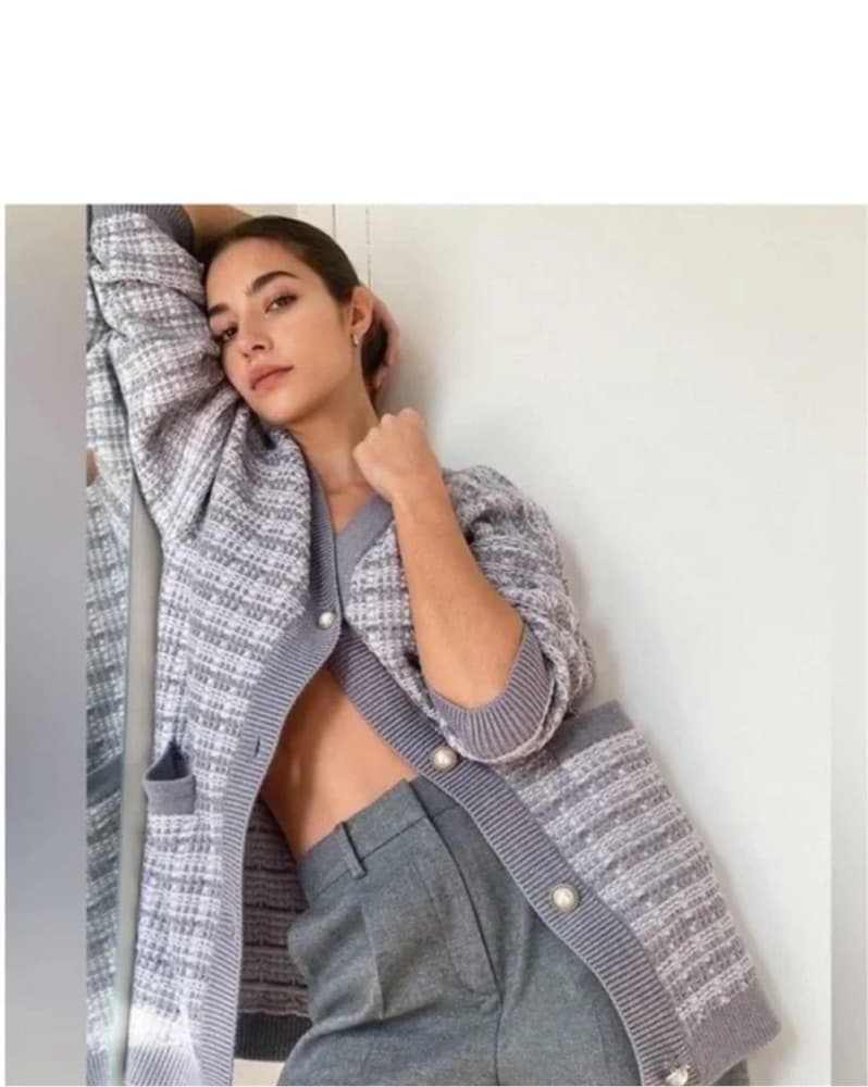 Aritiza Cardigan Grey - Image 1