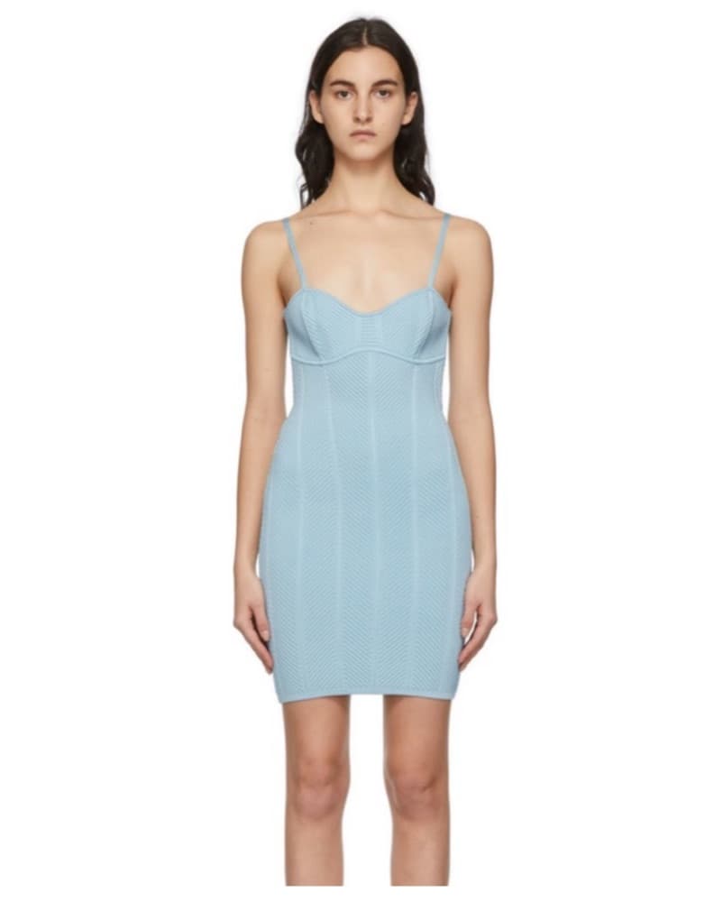 Herve Leger Sweetheart Mini Dress - Image 1