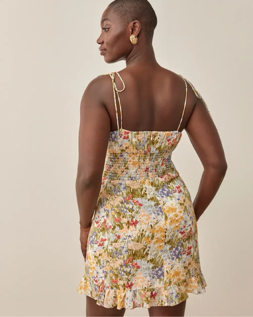 Ref Vibrant Floral Mini Dress - Image 3