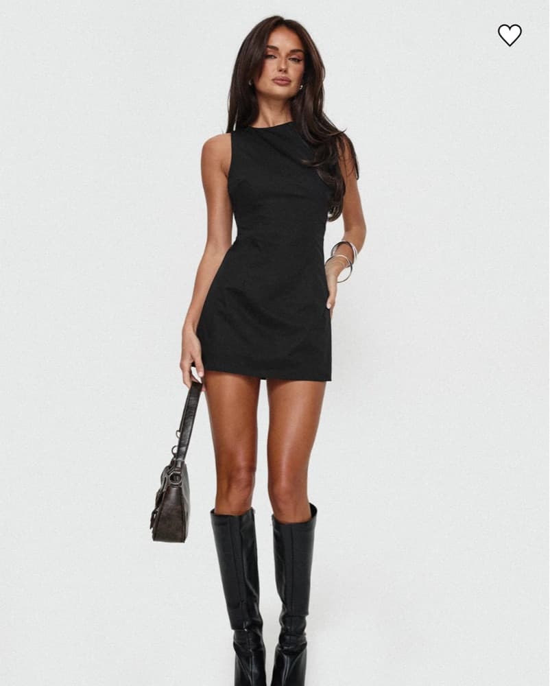 Yumiko Black Mini Romper - Image 1