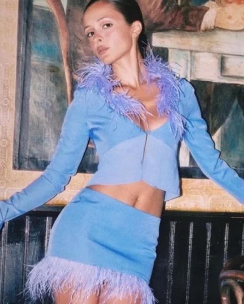 Danielle guizio fur set  - Image 1