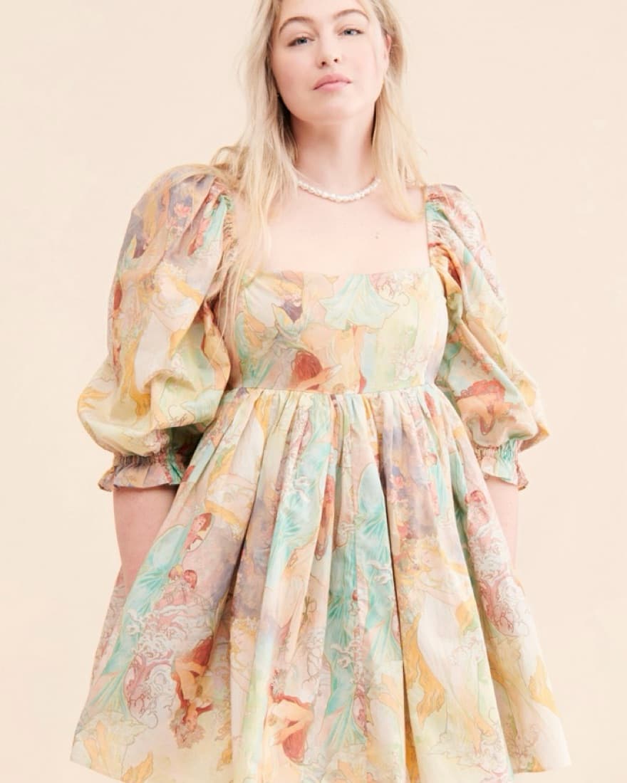 The Cottage Puff Mucha Baby Doll Dress - Image 1
