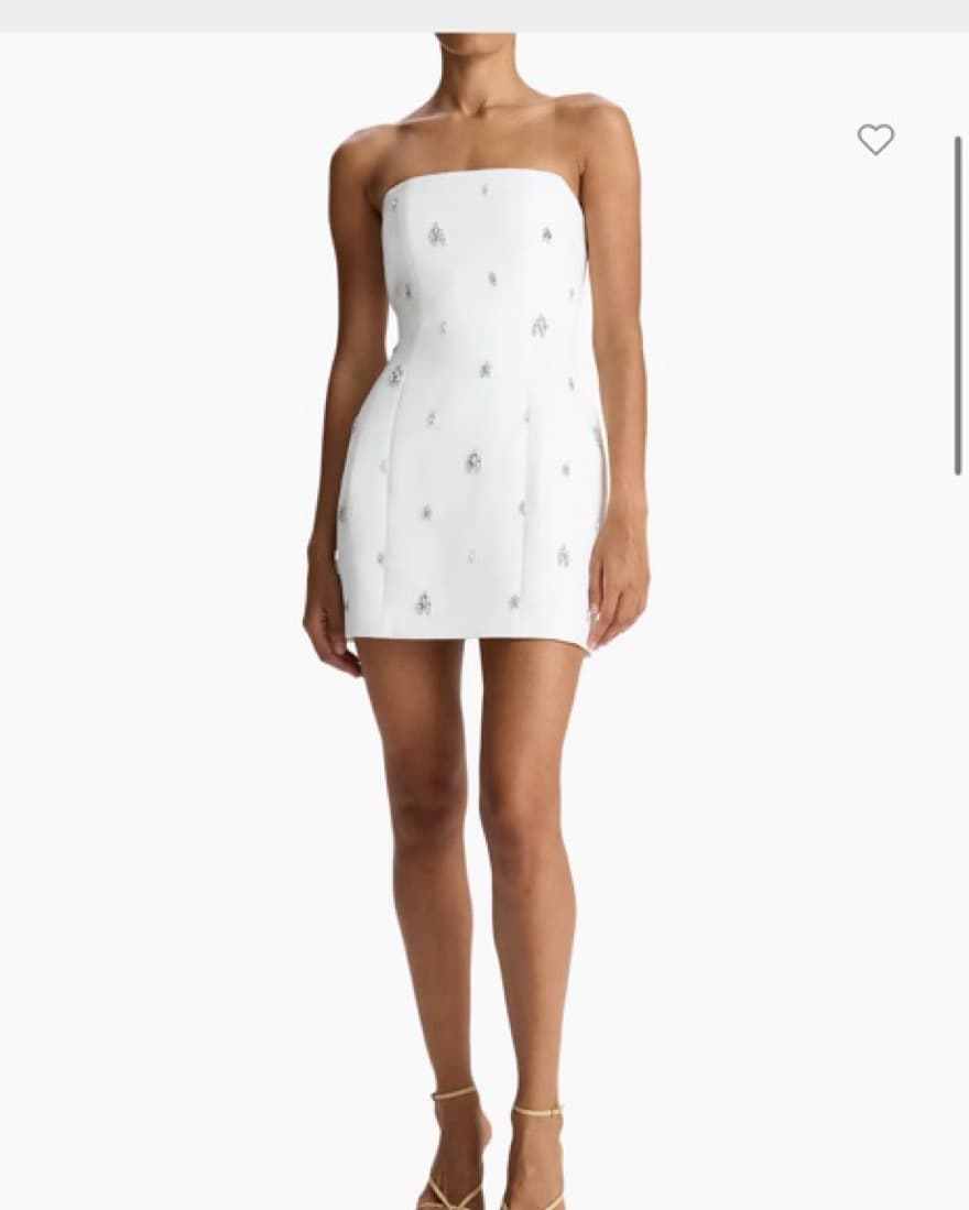ALC Elsie Strapless Embellished Dress - Image 3