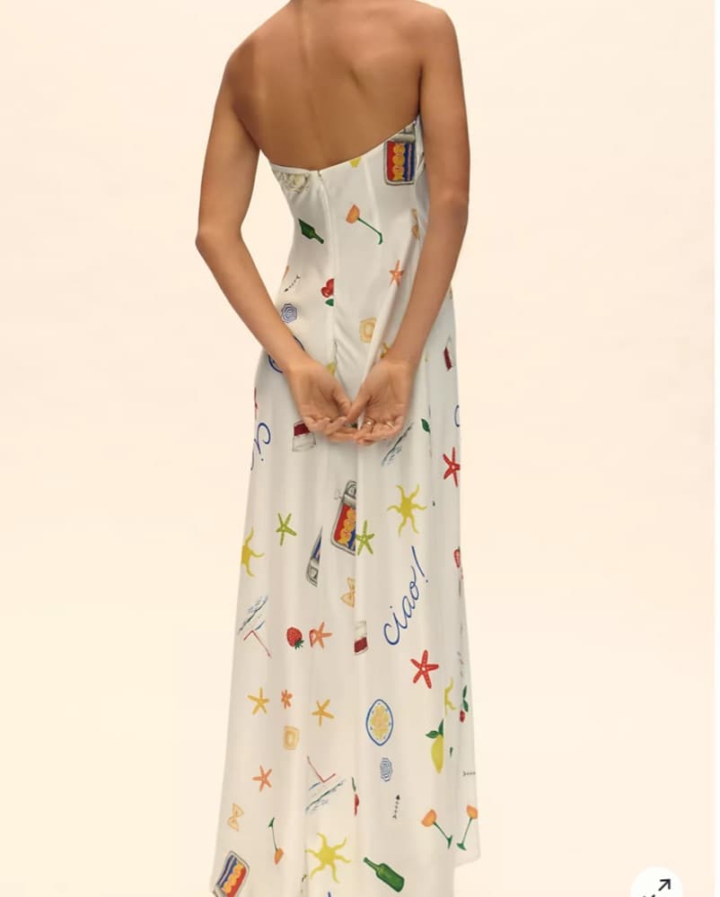 Strapless Maxi Dress - Image 4
