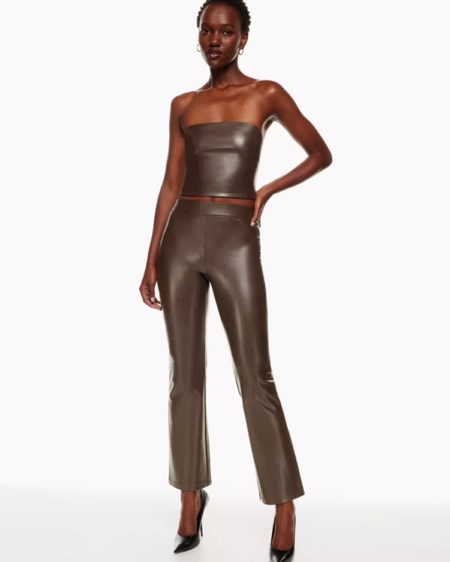 Aritzia Babaton Vegan Leather Tube Top - Image 2
